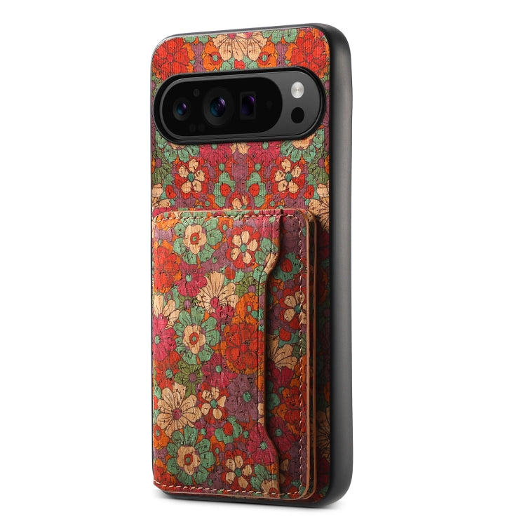 For Google Pixel 9 Pro Card Slot Holder Phone Case(Summer Red) - Google Cases by PMC TechLife | Online Shopping South Africa | PMC TechLife | Buy Now Pay Later Mobicred