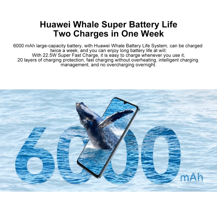 HUAWEI Enjoy 70S, 8GB+256GB, Side Fingerprint Identification, 6.75 inch HarmonyOS 4.2 Octa Core 2.4GHz, Network: 4G, Not Support Google Play(Black) - Huawei Mate & P by Huawei | Online Shopping South Africa | PMC Jewellery | Buy Now Pay Later Mobicred