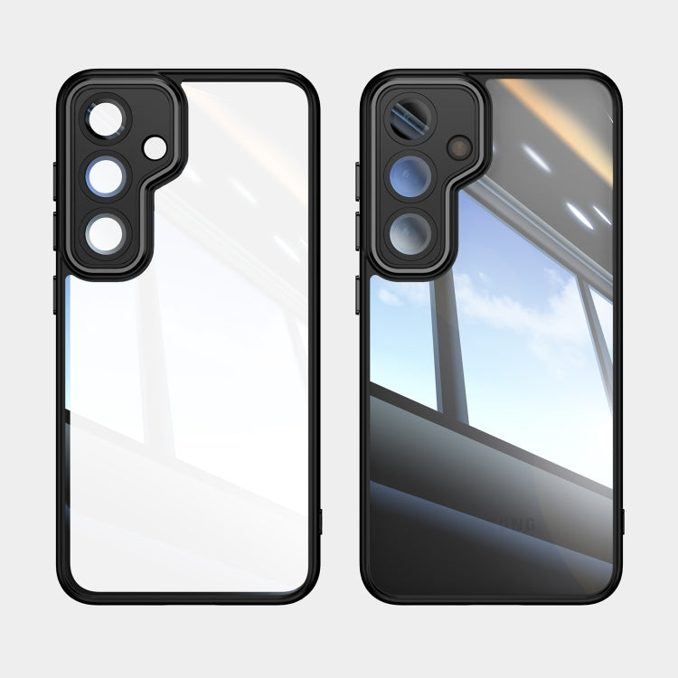 For Samsung Galaxy S25+ 5G Acrylic Hybrid TPU Armor Shockproof Phone Case(Black) - Galaxy S25+ 5G Cases by PMC Jewellery | Online Shopping South Africa | PMC Jewellery | Buy Now Pay Later Mobicred