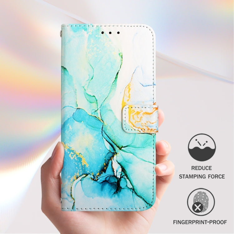 For Tecno Spark Go 2024 / Spark 20C PT003 Marble Pattern Flip Leather Phone Case(Green) - Tecno Cases by PMC Jewellery | Online Shopping South Africa | PMC Jewellery | Buy Now Pay Later Mobicred