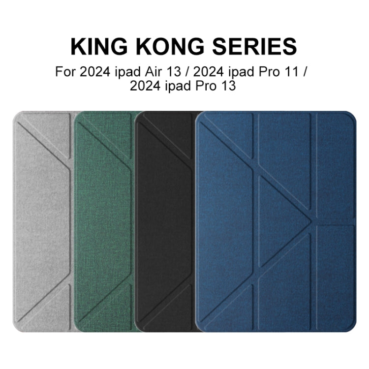 For iPad Pro 13 2024 Mutural Multi-fold Smart Leather Tablet Case(Green) - free shipping - PMC TechLife - Order now!