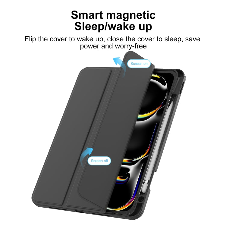 For iPad Pro 11 2024 Mutural Pinyue Series Smart Leather Tablet Case(Dark Blue) - iPad Pro 11 2024 Cases by Mutural | Online Shopping South Africa | PMC TechLife | Buy Now Pay Later Mobicred