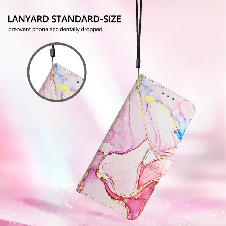 For Google Pixel 9 PT003 Marble Pattern Flip Leather Phone Case(Rose Gold) - Google Cases by PMC TechLife | Online Shopping South Africa | PMC TechLife | Buy Now Pay Later Mobicred