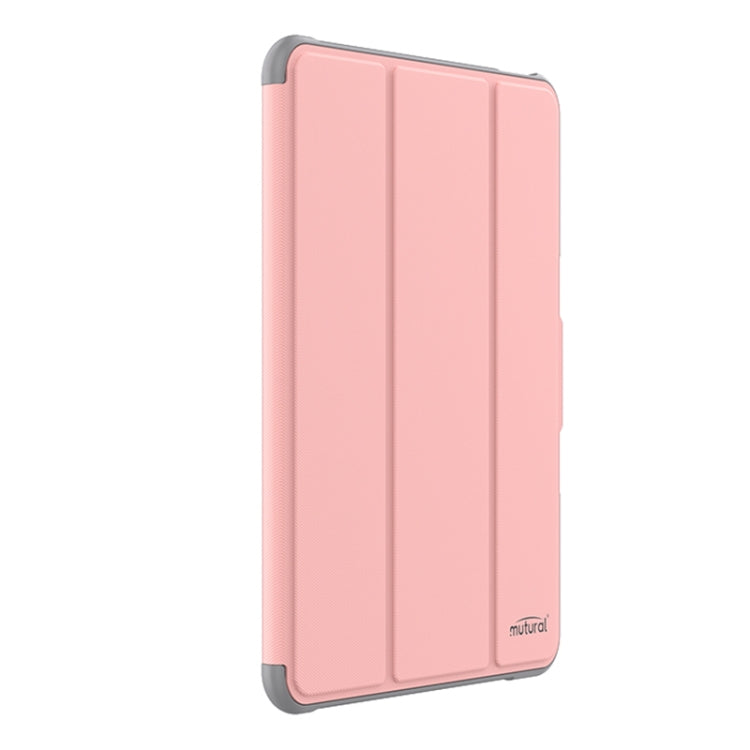 For iPad Pro 11 2024 Mutural PC Hybrid TPU Leather Smart Tablet Case(Pink) - iPad Pro 11 2024 Cases by Mutural | Online Shopping South Africa | PMC TechLife | Buy Now Pay Later Mobicred