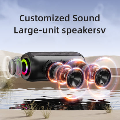 Zealot S32 Max 20W High Power Bluetooth Speaker with RGB Light(Black) - Desktop Speaker by ZEALOT | Online Shopping South Africa | PMC Jewellery | Buy Now Pay Later Mobicred