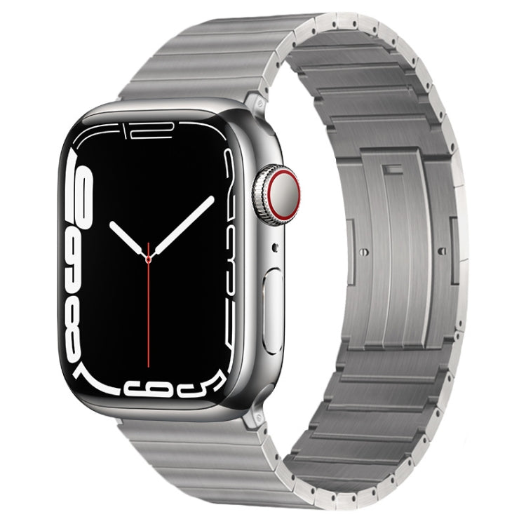 For Apple Watch Series 2 38mm PG60 Single Bead Bamboo Joint Titanium Metal Watch Band(Silver) - free shipping - PMC TechLife - Order now!