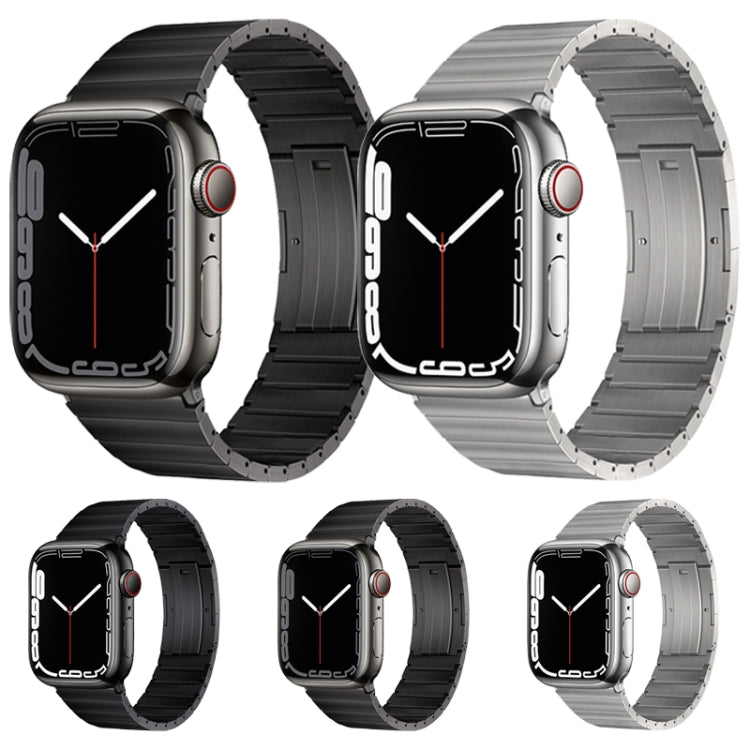 For Apple Watch Series 2 42mm PG60 Single Bead Bamboo Joint Titanium Metal Watch Band(Silver) - free shipping - PMC TechLife - Order now!