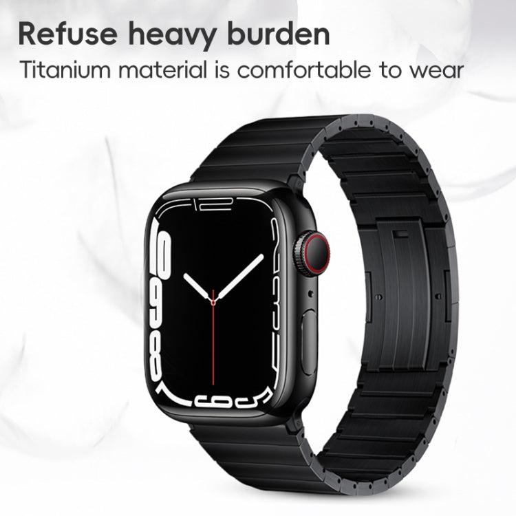 For Apple Watch Series 2 42mm PG60 Single Bead Bamboo Joint Titanium Metal Watch Band(Silver) - free shipping - PMC TechLife - Order now!