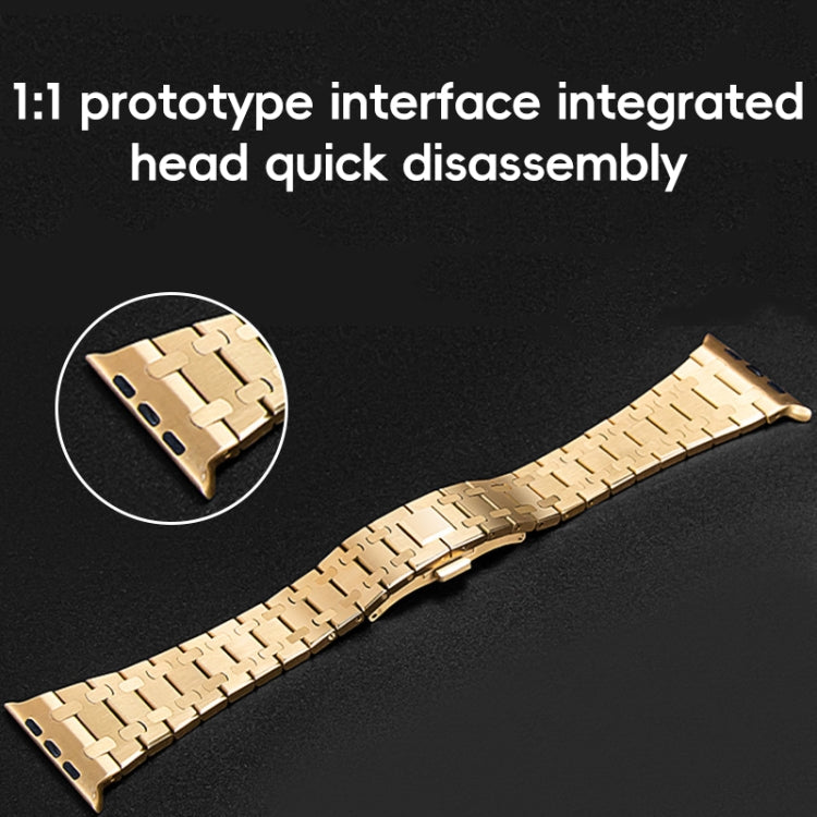For Apple Watch Series 2 42mm PG94 Dual-link Modified Stainless Steel Watch Band(Silver) - free shipping - PMC TechLife - Order now!