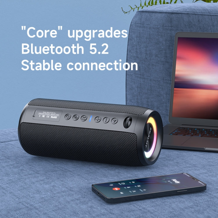 Zealot S51 Pro Shocking Bass Bluetooth Speaker with Colorful Light(Blue) - free shipping - PMC Jewellery - Order now!