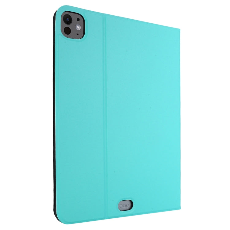 For iPad Pro 13 2024 Stretch Voltage Plain Leather Smart Tablet Case(Green) - iPad Pro 13 2024 Cases by PMC TechLife | Online Shopping South Africa | PMC TechLife | Buy Now Pay Later Mobicred