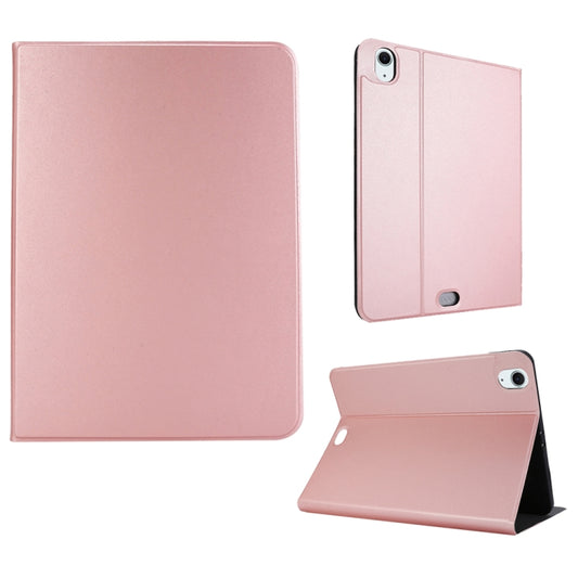 For iPad Air 13 2024 Stretch Voltage Plain Leather Smart Tablet Case(Rose Gold) - iPad Air 13 2024 Cases by PMC Jewellery | Online Shopping South Africa | PMC Jewellery | Buy Now Pay Later Mobicred