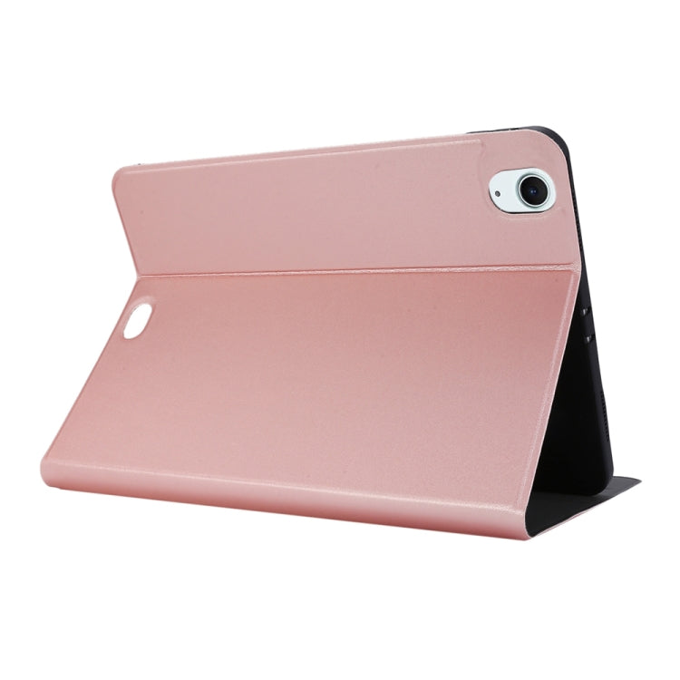 For iPad Air 13 2024 Stretch Voltage Plain Leather Smart Tablet Case(Rose Gold) - iPad Air 13 2024 Cases by PMC TechLife | Online Shopping South Africa | PMC TechLife | Buy Now Pay Later Mobicred