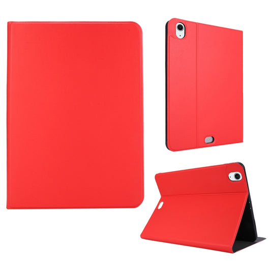 For iPad Air 11 2024 Stretch Voltage Plain Leather Smart Tablet Case(Red) - iPad Air 11 2024 Cases by PMC Jewellery | Online Shopping South Africa | PMC Jewellery | Buy Now Pay Later Mobicred