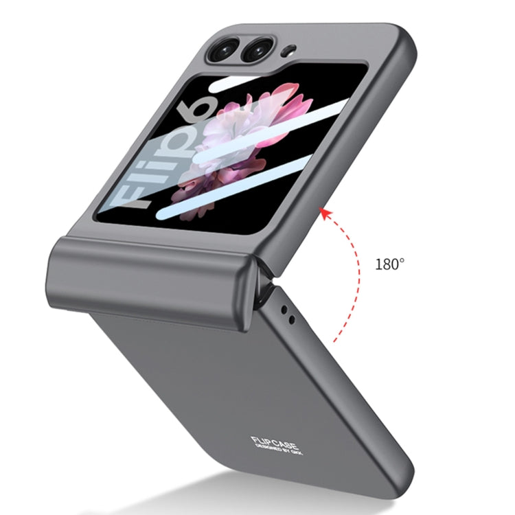 For Samsung Galaxy Z Flip6 GKK Integrated Magnetic Full Coverage Folding Phone Case(Titanium Grey) - Galaxy Z Flip6 5G Cases by GKK | Online Shopping South Africa | PMC Jewellery | Buy Now Pay Later Mobicred