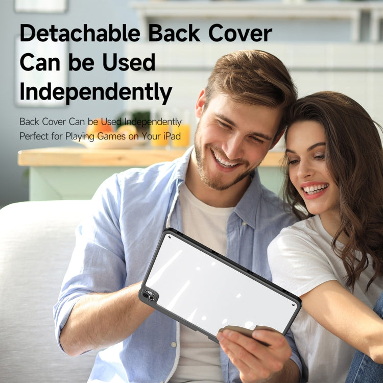 For iPad Pro 11 2024 DUX DUCIS Magi Series Smart Leather Tablet Case(Black) - iPad Pro 11 2024 Cases by DUX DUCIS | Online Shopping South Africa | PMC TechLife | Buy Now Pay Later Mobicred