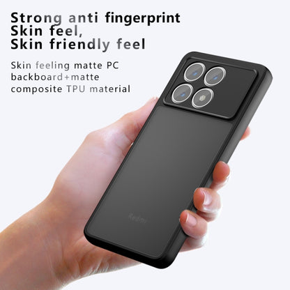 For Xiaomi Redmi K70 Pro / K70 Armor Precise Hole PC Hybrid TPU Phone Case(Frosted Black) - K70 Cases by PMC Jewellery | Online Shopping South Africa | PMC Jewellery | Buy Now Pay Later Mobicred