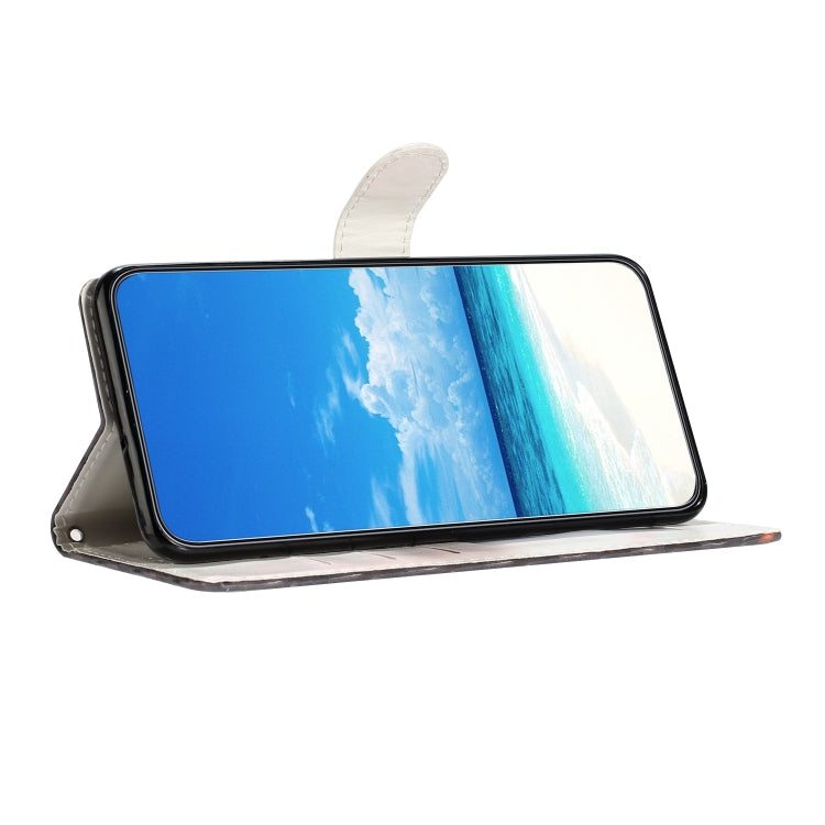 For Motorola Edge 2024 3D Pattern Leather Phone Case(3D Pink Blue Marble) - Motorola Cases by PMC Jewellery | Online Shopping South Africa | PMC Jewellery | Buy Now Pay Later Mobicred