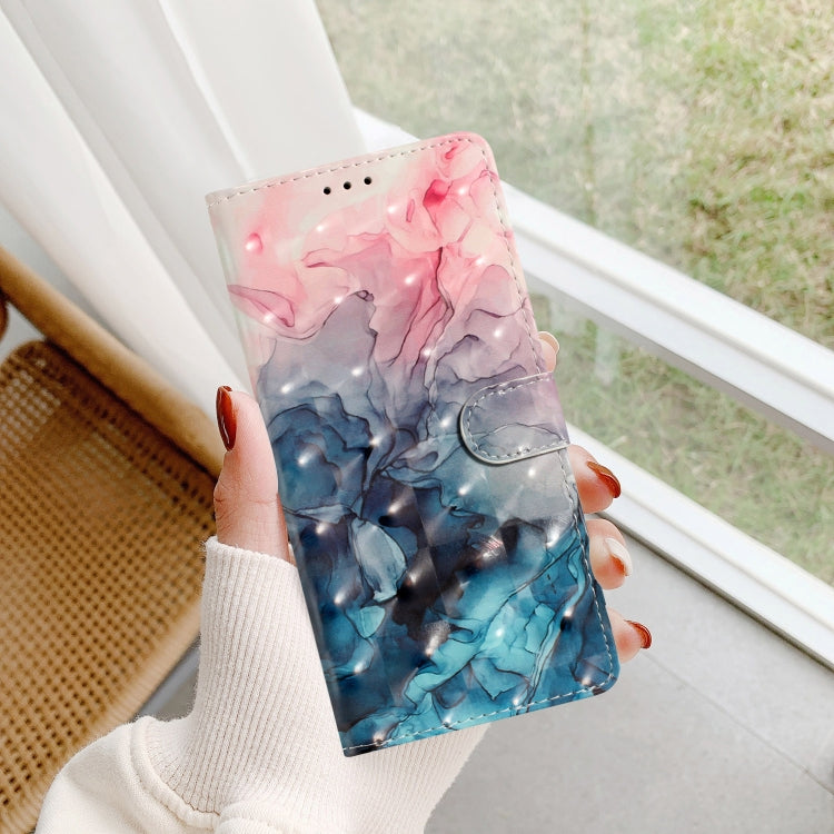 For Motorola Moto G Stylus 5G 2024 3D Pattern Leather Phone Case(3D Pink Blue Marble) - free shipping - PMC Jewellery - Order now!