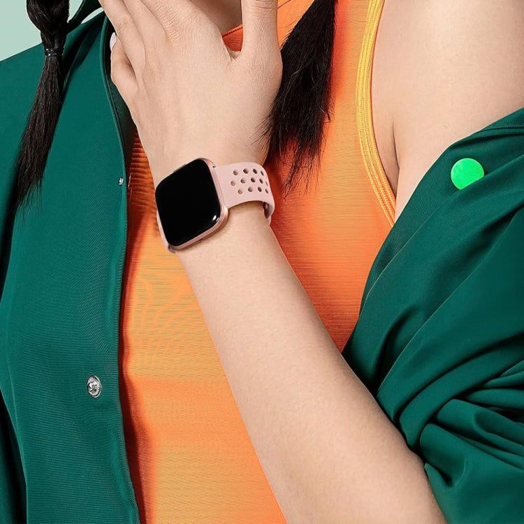 For Fitbit Versa 2 Breathable Silicone Watch Band, Size: Small(Duck) - Watch Bands by PMc TechLife | Online Shopping South Africa | PMc TechLife | Buy Now Pay Later Mobicred