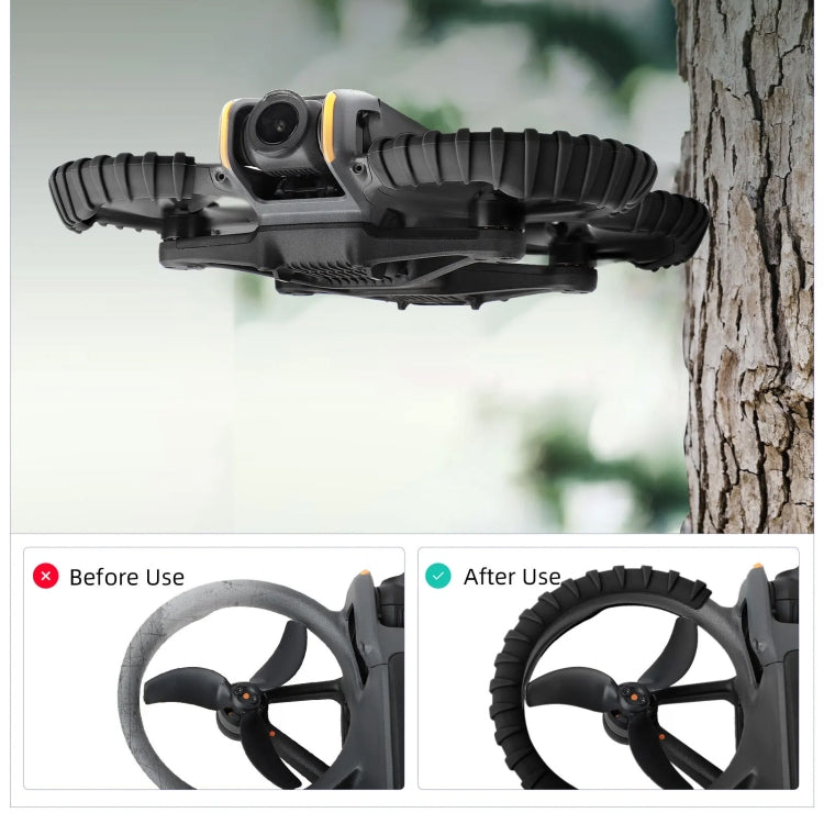 For DJI Avata 2 Sunnylife Drone Anti-Collision Protective Cover Propeller Ring Stripes(Red) - Other by Sunnylife | Online Shopping South Africa | PMC TechLife | Buy Now Pay Later Mobicred
