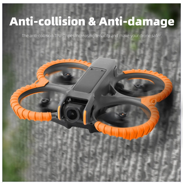 For DJI Avata 2 Sunnylife Drone Anti-Collision Protective Cover Combo Case Kit(Orange) - Cases & Bags by Sunnylife | Online Shopping South Africa | PMC Jewellery | Buy Now Pay Later Mobicred