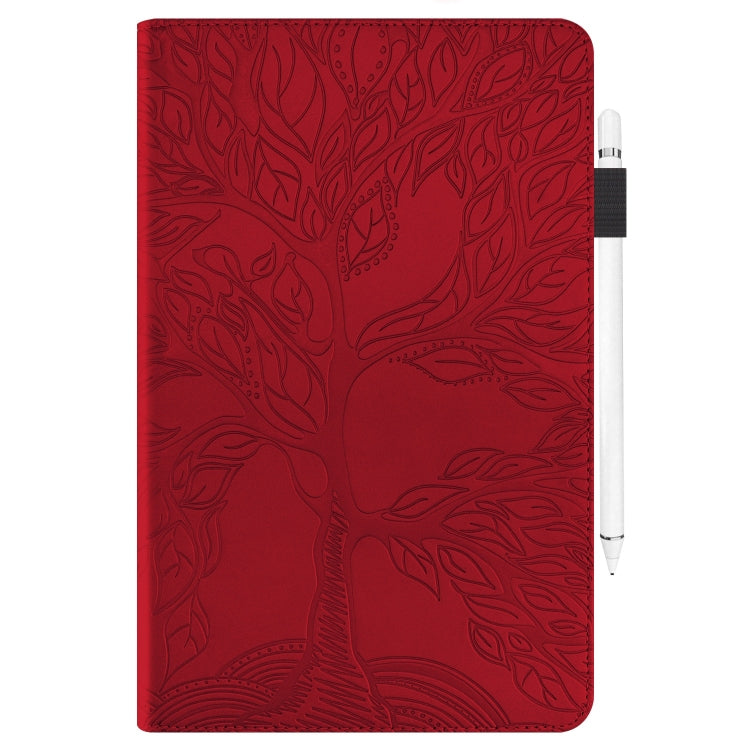 For iPad Pro 13 2024 Tree Life Series Embossed Smart Leather Tablet Case(Red) - iPad Pro 13 2024 Cases by PMC Jewellery | Online Shopping South Africa | PMC Jewellery | Buy Now Pay Later Mobicred