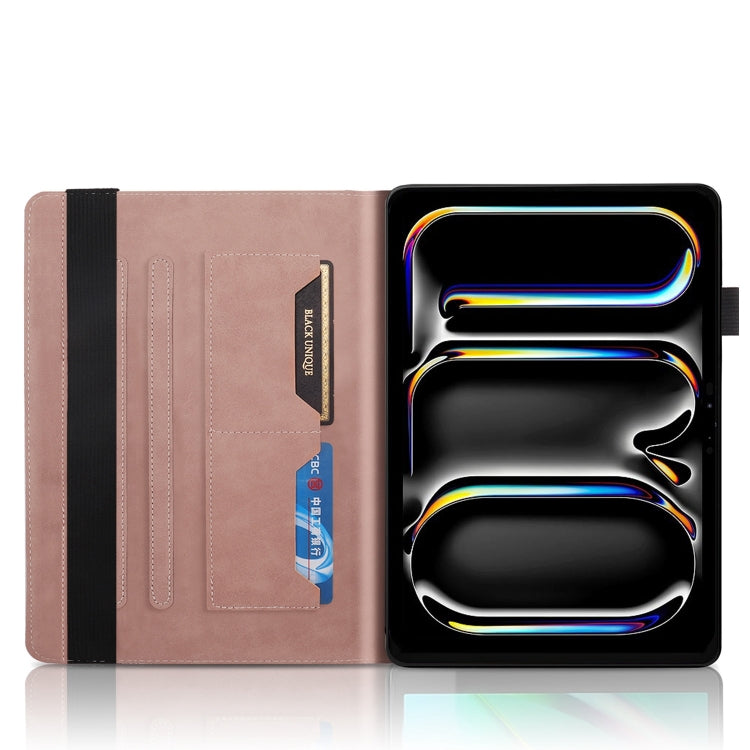 For iPad Pro 13 2024 Tree Life Series Embossed Smart Leather Tablet Case(Rose Gold) - iPad Pro 13 2024 Cases by PMC TechLife | Online Shopping South Africa | PMC TechLife | Buy Now Pay Later Mobicred
