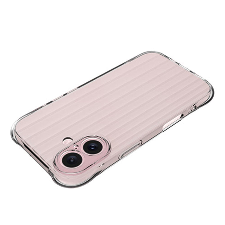 For iPhone 16 Water Ripple Fine Hole TPU Phone Case(Pink) - iPhone 16 Cases by PMC TechLife | Online Shopping South Africa | PMC TechLife | Buy Now Pay Later Mobicred