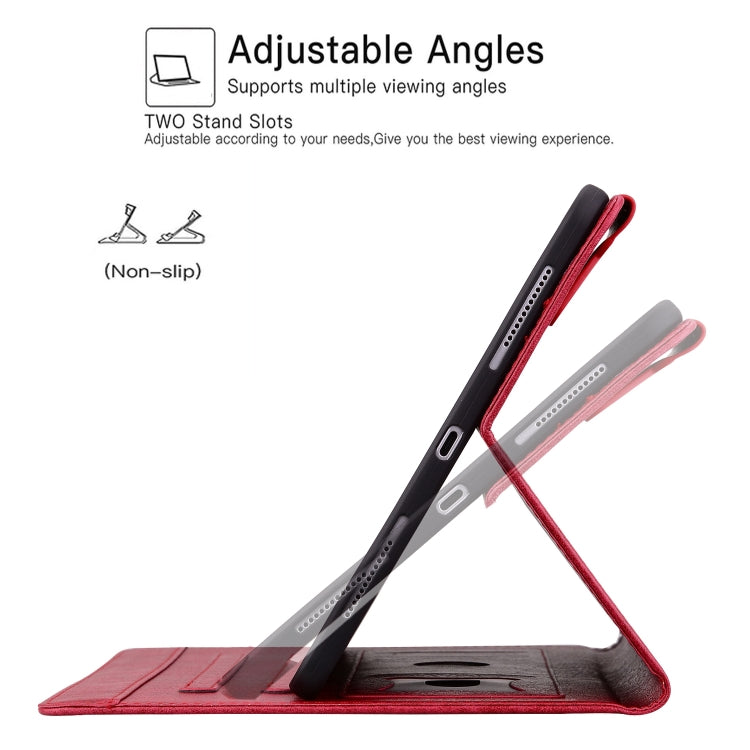 For iPad Pro 13 2024 Cat Buckle Leather Smart Tablet Case(Red) - free shipping - PMC TechLife - Order now!