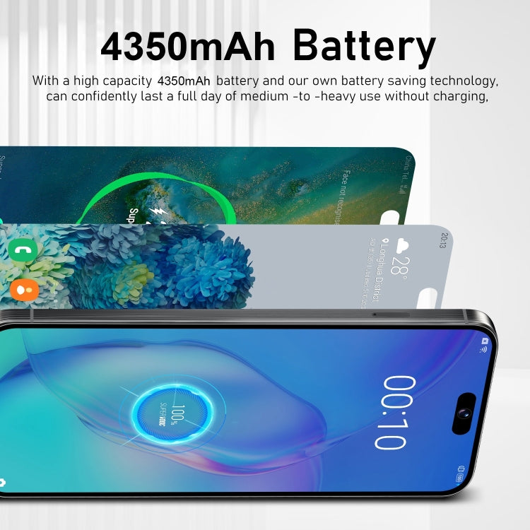 VD1 / i15 Pro Max, 3GB+64GB, 6.8 inch Screen, Face Identification, Android 10.0 MTK6753 Octa Core, Network: 4G, Dual SIM(Black) -  by PMC TechLife | Online Shopping South Africa | PMC TechLife | Buy Now Pay Later Mobicred