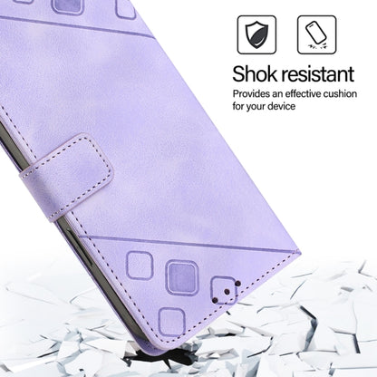 For Ulefone Note 14 Skin Feel Embossed Leather Phone Case(Light Purple) - Ulefone Cases by PMC Jewellery | Online Shopping South Africa | PMC Jewellery | Buy Now Pay Later Mobicred