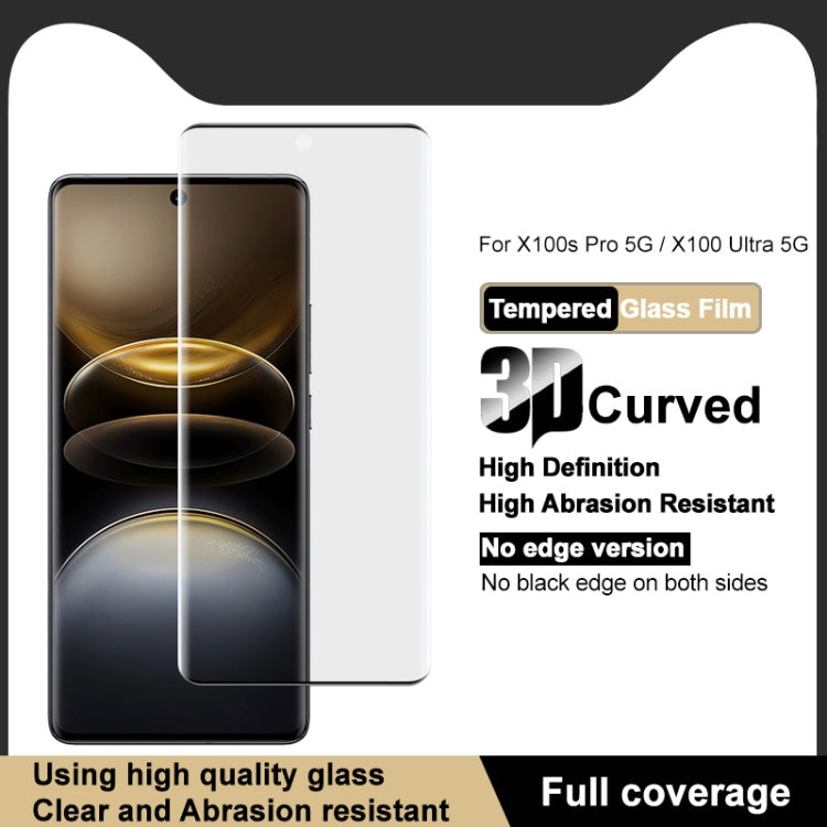 For vivo X100s Pro / X100 Ultra imak 3D Curved Full Screen Tempered Glass Film - vivo Tempered Glass by imak | Online Shopping South Africa | PMC Jewellery | Buy Now Pay Later Mobicred