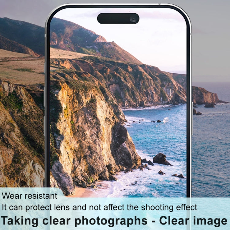 For iPhone 16 / 16 Plus imak High Definition Integrated Glass Lens Film Black Version - iPhone 16 Tempered Glass by imak | Online Shopping South Africa | PMC TechLife | Buy Now Pay Later Mobicred