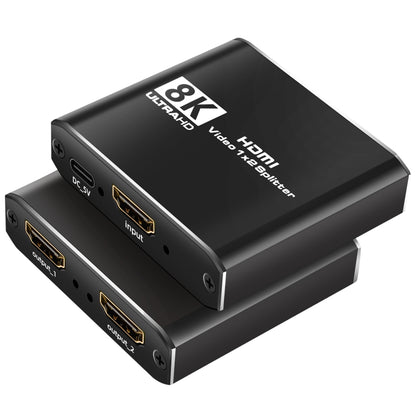 NK-H12 8K UHD 1 In 2 Out HDMI Video Splitter Converter - Splitter by PMC Jewellery | Online Shopping South Africa | PMC Jewellery | Buy Now Pay Later Mobicred