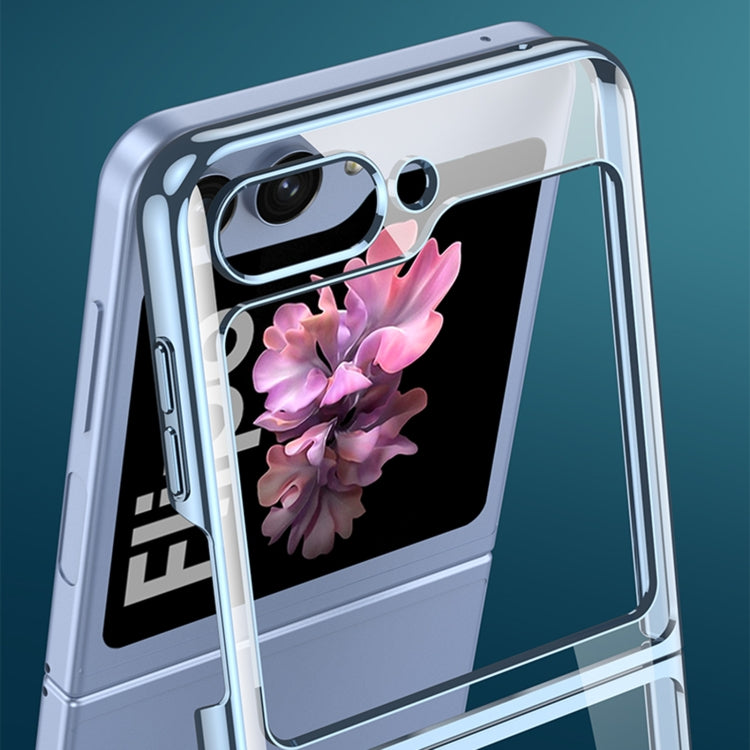 For Samsung Galaxy Z Flip6 GKK Electroplating Full Coverage Phone Case(Transparent) - Galaxy Z Flip6 5G Cases by GKK | Online Shopping South Africa | PMC Jewellery | Buy Now Pay Later Mobicred