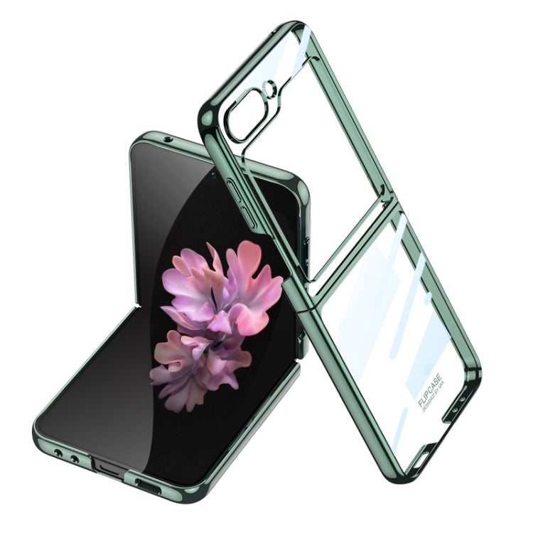 For Samsung Galaxy Z Flip6 GKK Electroplating Full Coverage Phone Case(Green) - Galaxy Z Flip6 5G Cases by GKK | Online Shopping South Africa | PMC Jewellery | Buy Now Pay Later Mobicred