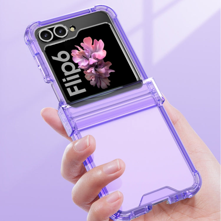 For Samsung Galaxy Z Flip6 / Flip7 FE GKK Airbag Hinge Full Coverage Phone Case with Tempered Film(Black) - free shipping - PMC Jewellery - Order now!