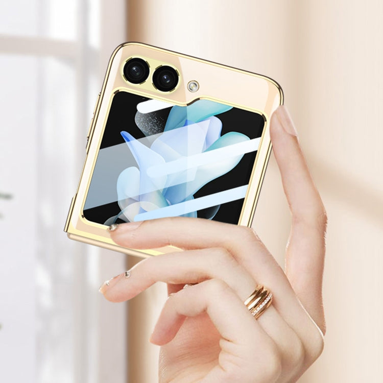 For Samsung Galaxy Z Flip6 / Flip7 FE GKK Integrated Electroplating Full Coverage Phone Case(Green) - free shipping - PMC Jewellery - Order now!