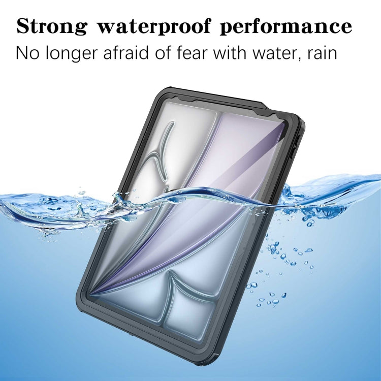 For iPad Air 11 2024 / Air 5 / 4 RedPepper IP68 Waterproof PC + TPU Tablet  Case(Black) - iPad Air 11 2024 Cases by RedPepper | Online Shopping South Africa | PMC Jewellery | Buy Now Pay Later Mobicred