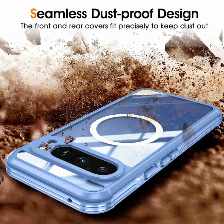 For Google Pixel 9 Pro XL RedPepper Transparent IP54 Life Waterproof Phone Case(Blue) - free shipping - PMC TechLife - Order now!