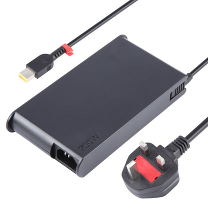 230W 20V 11.5A Laptop Notebook Power Adapter For Lenovo Big Square USB, Plug:UK Plug - For Lenovo by PMC Jewellery | Online Shopping South Africa | PMC Jewellery | Buy Now Pay Later Mobicred