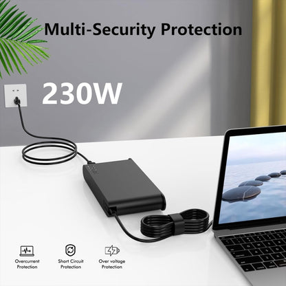 230W 20V 11.5A Laptop Notebook Power Adapter For Lenovo Big Square USB, Plug:EU Plug - For Lenovo by PMC Jewellery | Online Shopping South Africa | PMC Jewellery | Buy Now Pay Later Mobicred