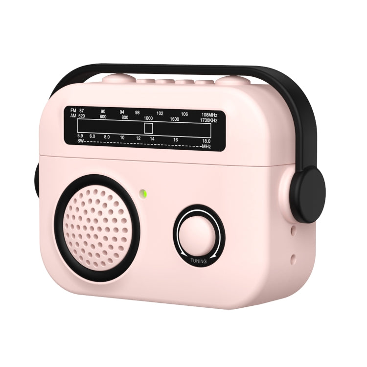 For AirPods Pro 2 Radio Style Wireless Bluetooth Earphones Shockproof Protective Case(Pink) - For AirPods Pro 2 by PMC Jewellery | Online Shopping South Africa | PMC Jewellery | Buy Now Pay Later Mobicred