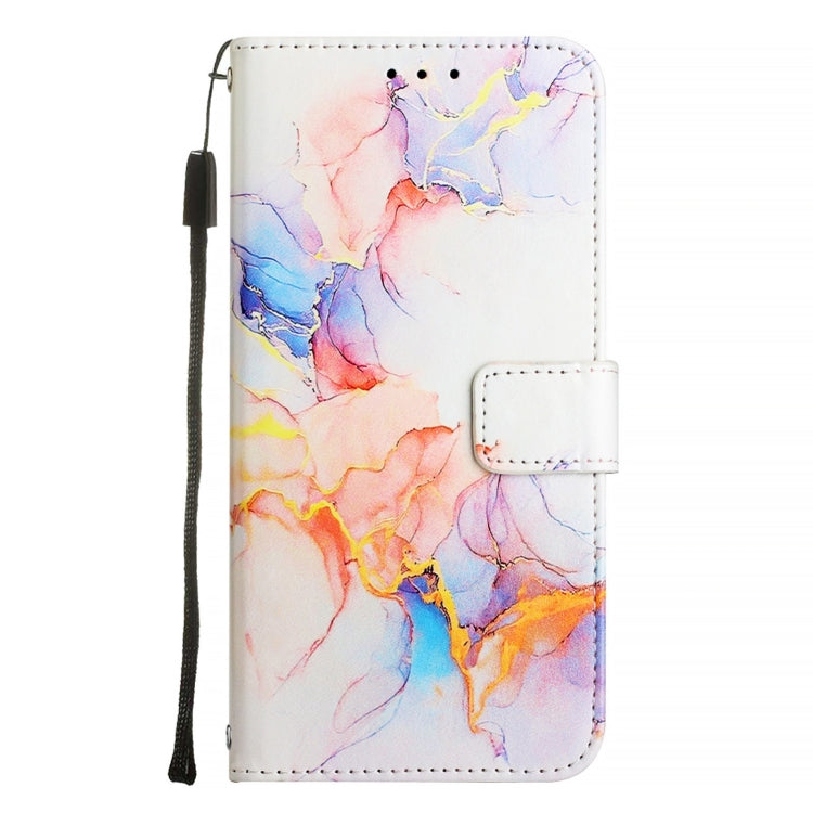 For Blackview A52 PT003 Marble Pattern Flip Leather Phone Case(Galaxy Marble White) - More Brand by PMC Jewellery | Online Shopping South Africa | PMC Jewellery | Buy Now Pay Later Mobicred