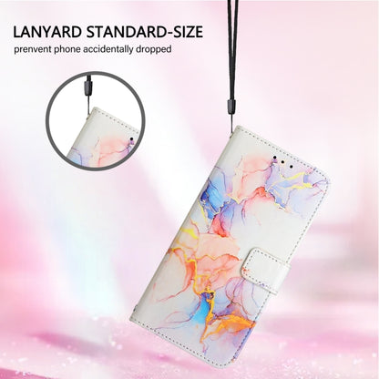 For Blackview A52 PT003 Marble Pattern Flip Leather Phone Case(Galaxy Marble White) - More Brand by PMC Jewellery | Online Shopping South Africa | PMC Jewellery | Buy Now Pay Later Mobicred