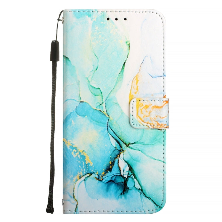 For Blackview Shark 8 PT003 Marble Pattern Flip Leather Phone Case(Green) - More Brand by PMC Jewellery | Online Shopping South Africa | PMC Jewellery | Buy Now Pay Later Mobicred