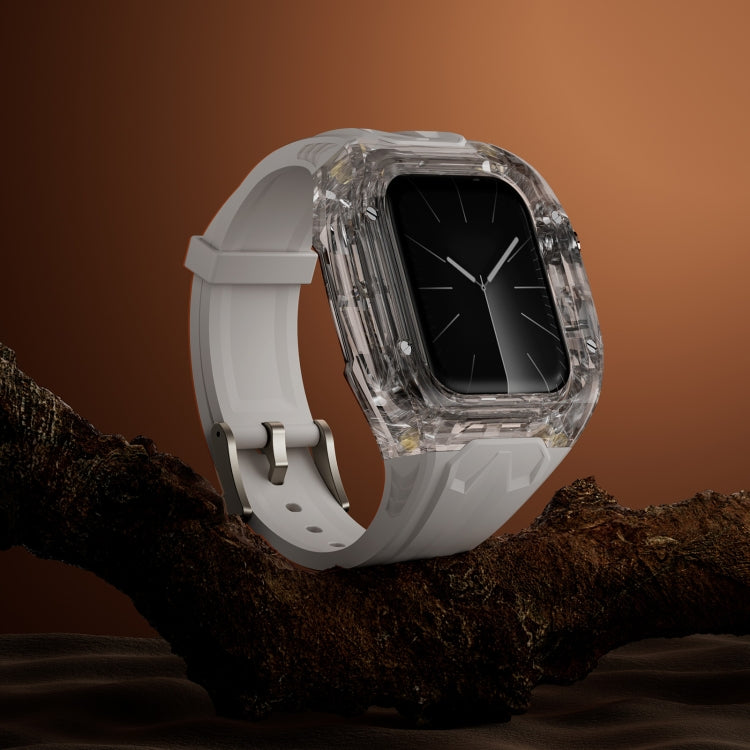 For Apple Watch SE 2022 44mm Modified PC Hybrid TPU Watch Case Band(Starlight Transparent) - free shipping - PMc TechLife - Order now!