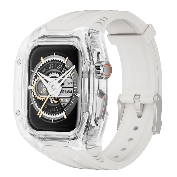 For Apple Watch SE 44mm Modified PC Hybrid TPU Watch Case Band(Starlight Transparent) - free shipping - PMc TechLife - Order now!