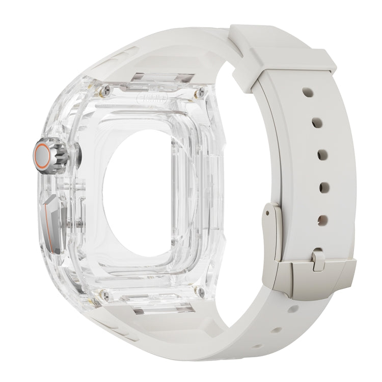 For Apple Watch SE 44mm Modified PC Hybrid TPU Watch Case Band(Starlight Transparent) - free shipping - PMc TechLife - Order now!